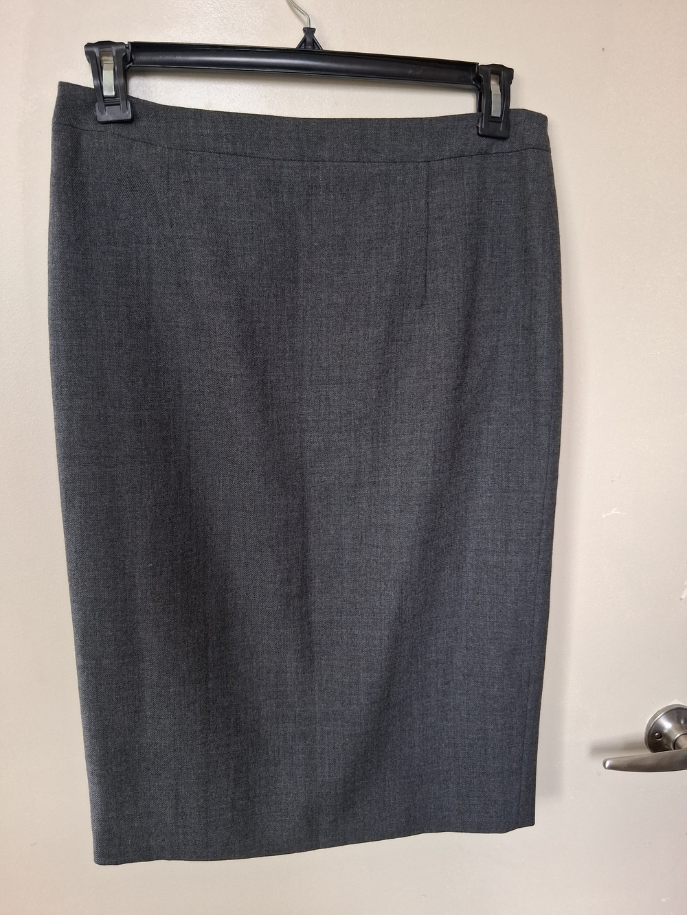 Andrew GN Classic Charcoal Pencil Skirt - Women's Professional Wear